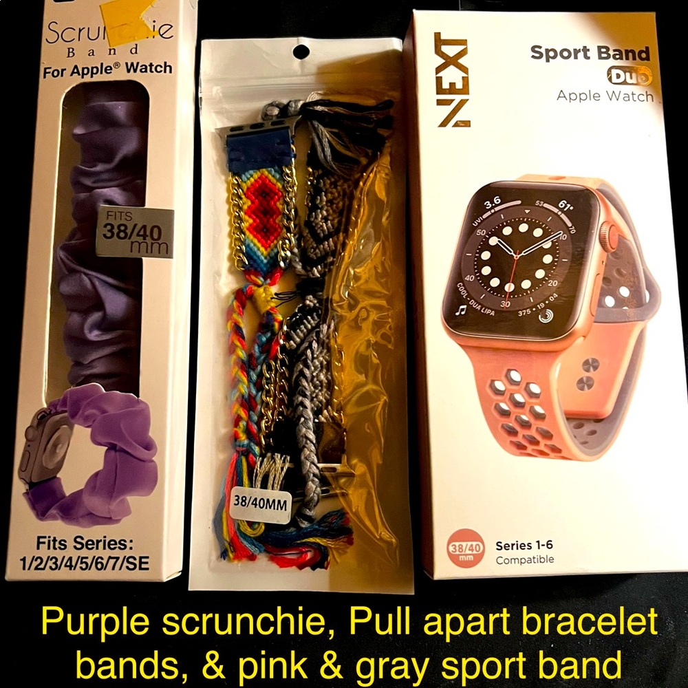 Apple Watch bands 6 pieces 38”/40”